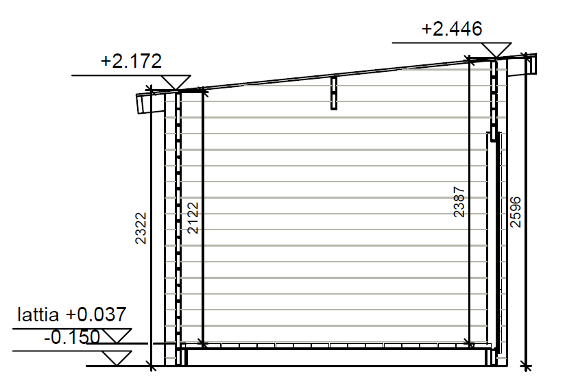 Timmerlåda PS-S Pulpettak 6,7m² - Timmerlador - 6424110257095 - 4