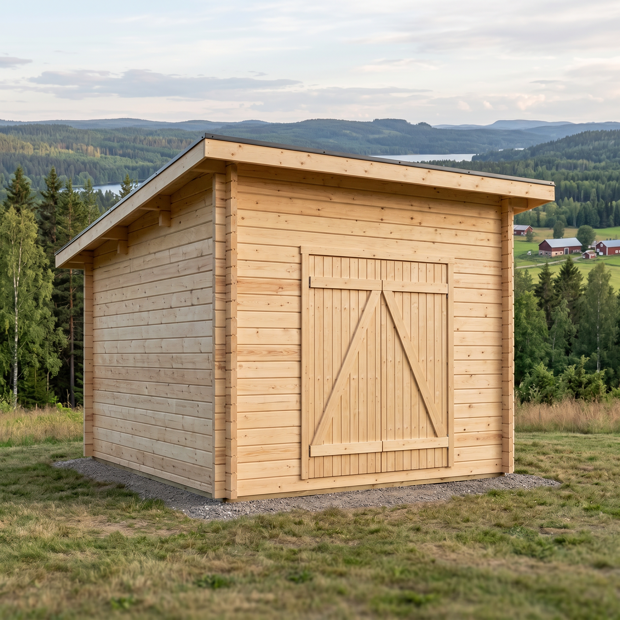 Timmerlador PS-M Pulpettak 10,5m² - Timmerlador - 6424110257101 - 2