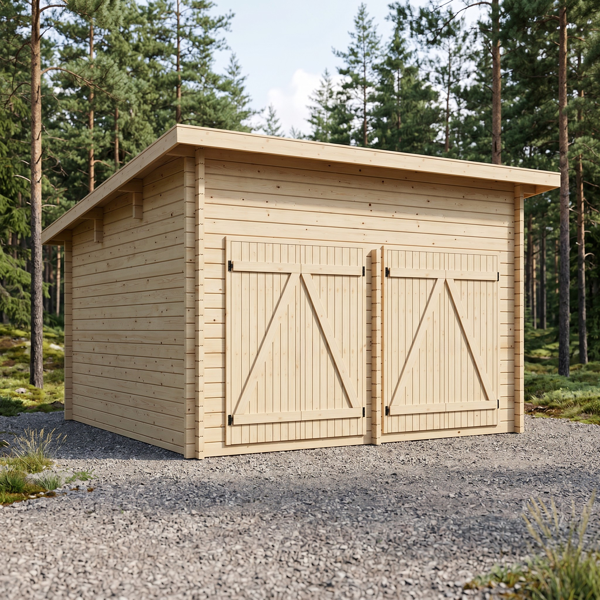 Timmerlada PS-L Pulpettetak 16,8m² - Timmerlador - 6424110257118 - 1