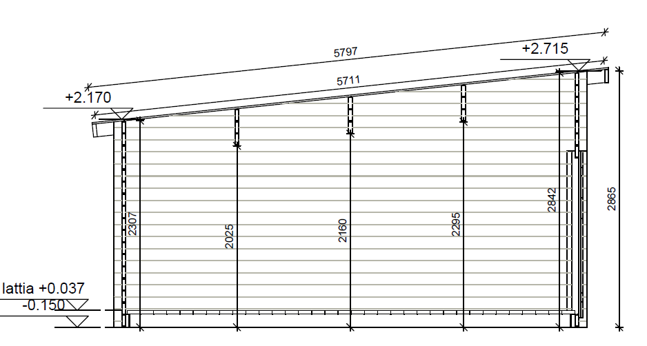 Timmerlåda PS-XXL Pulpettak 25m² - Timmerlador - 6424110257132 - 3