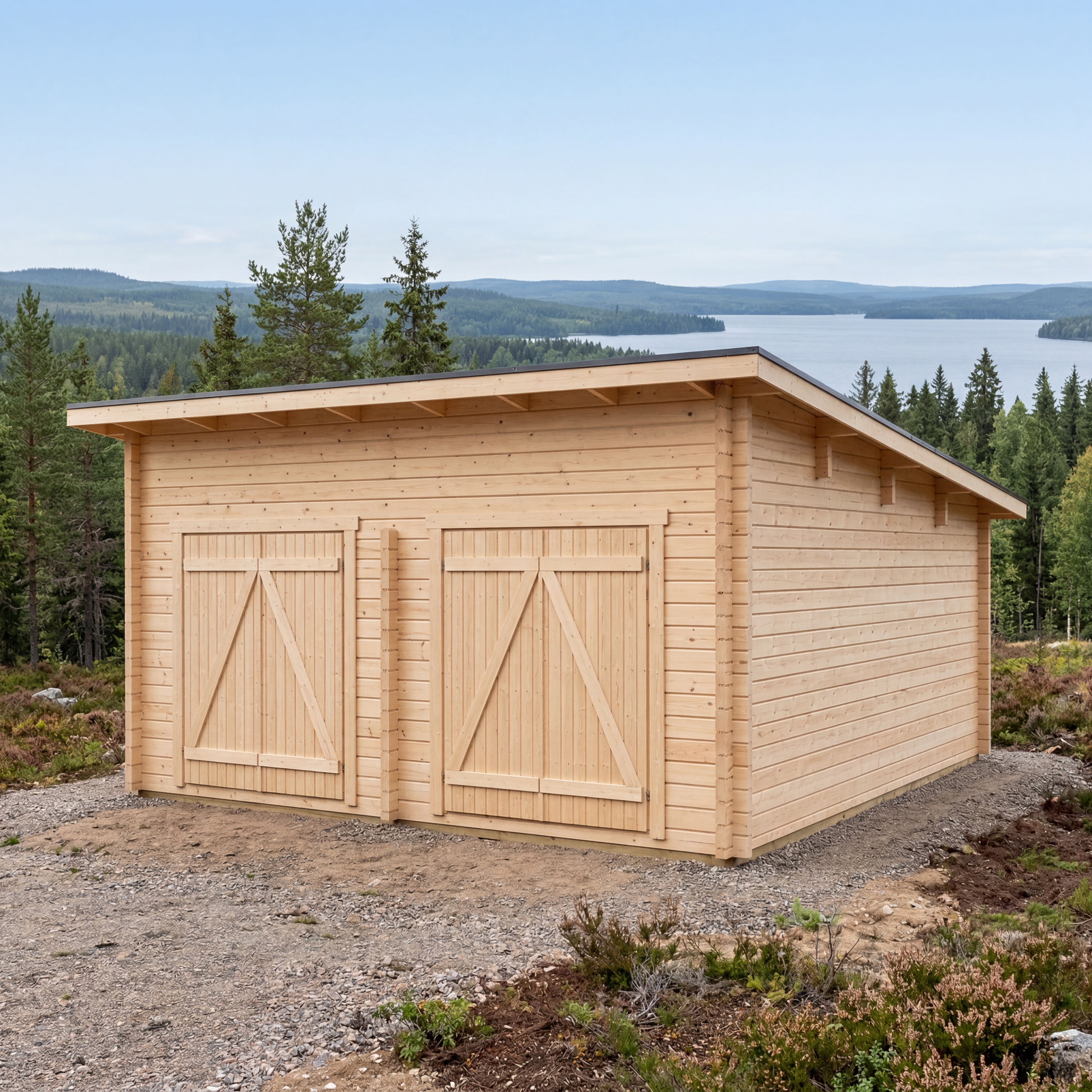 Timmerlåda PS-XXL Pulpettak 25m² - Timmerlador - 6424110257132 - 1