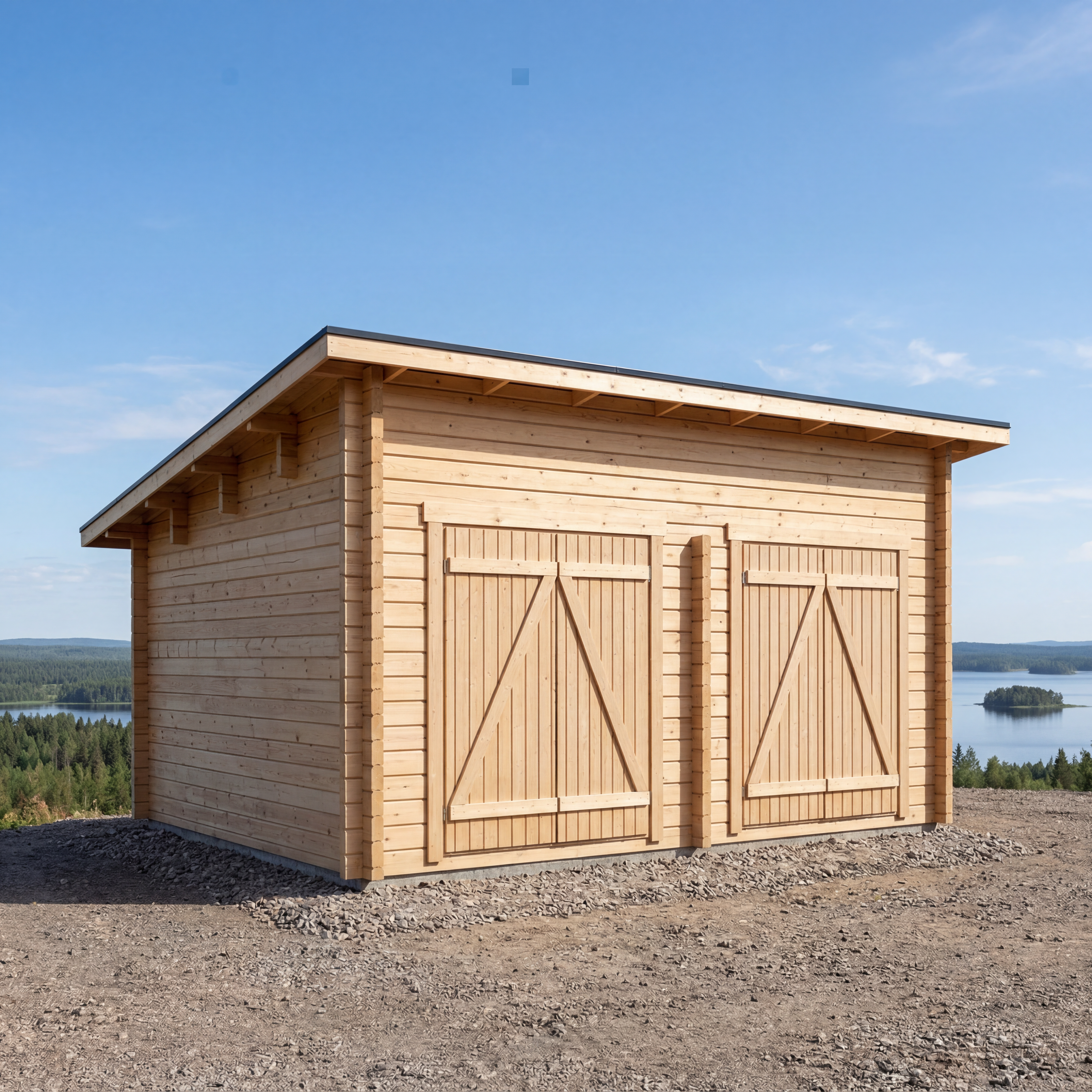Timmerlåda PS-XXL Pulpettak 25m² - Timmerlador - 6424110257132 - 4