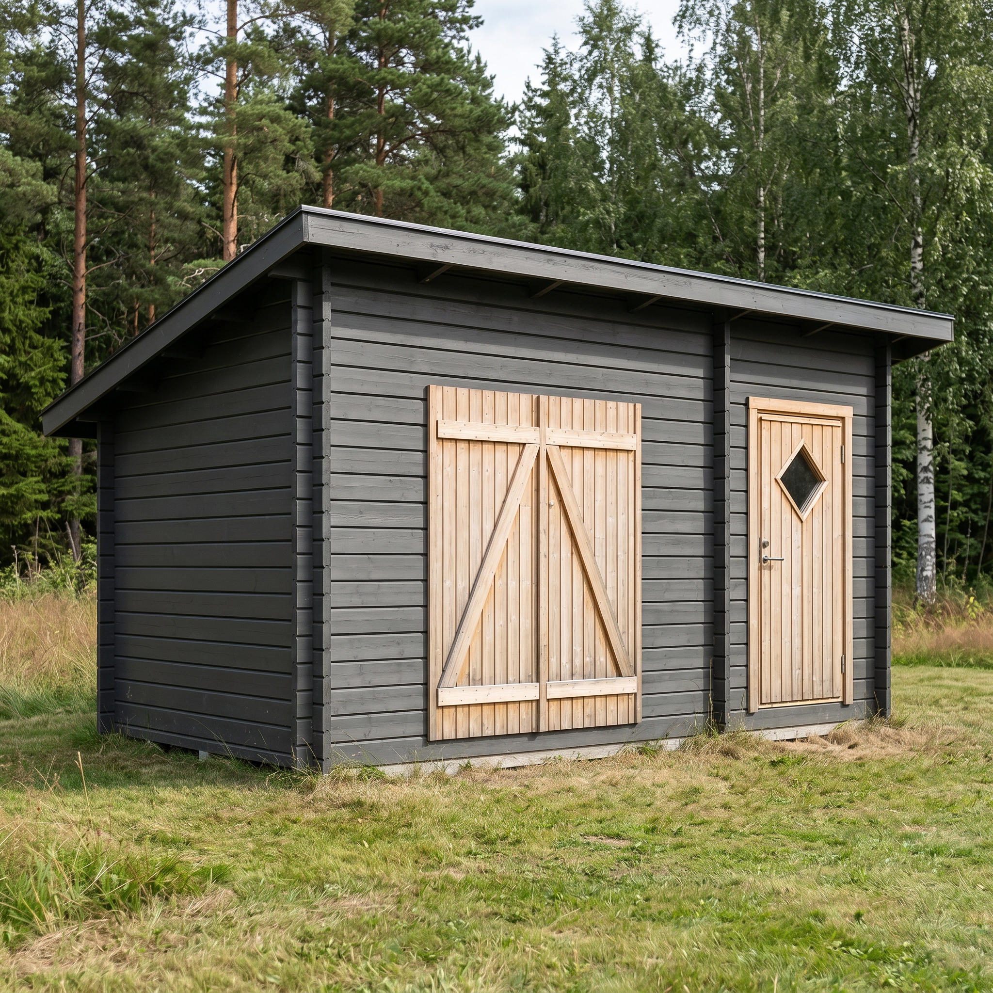 Pulpettiförråd + WC, P-M+WC - Utedass - 6424110257576 - 1