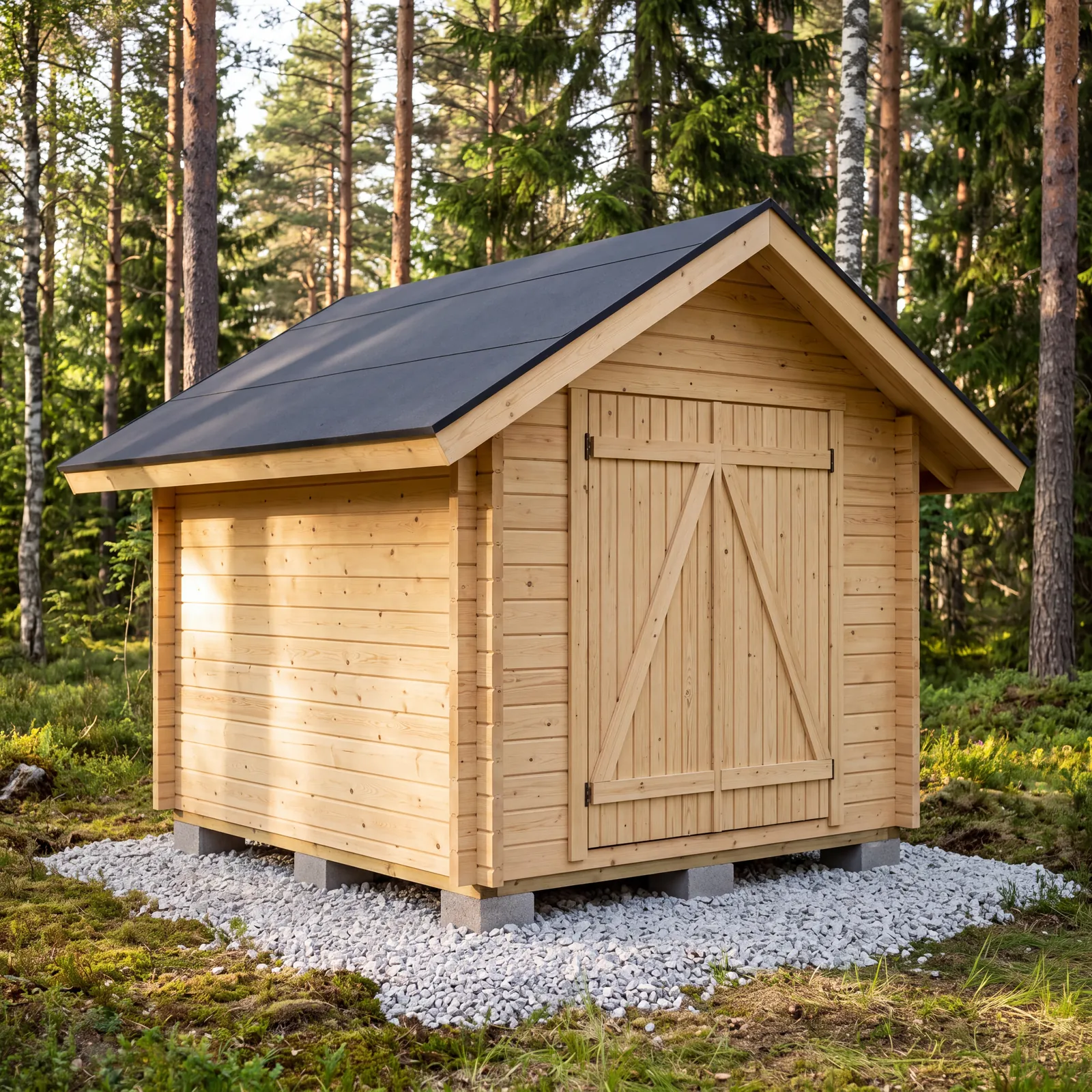 LP Garden S-S (6,7 m²) Suoraseinäinen pihavarasto