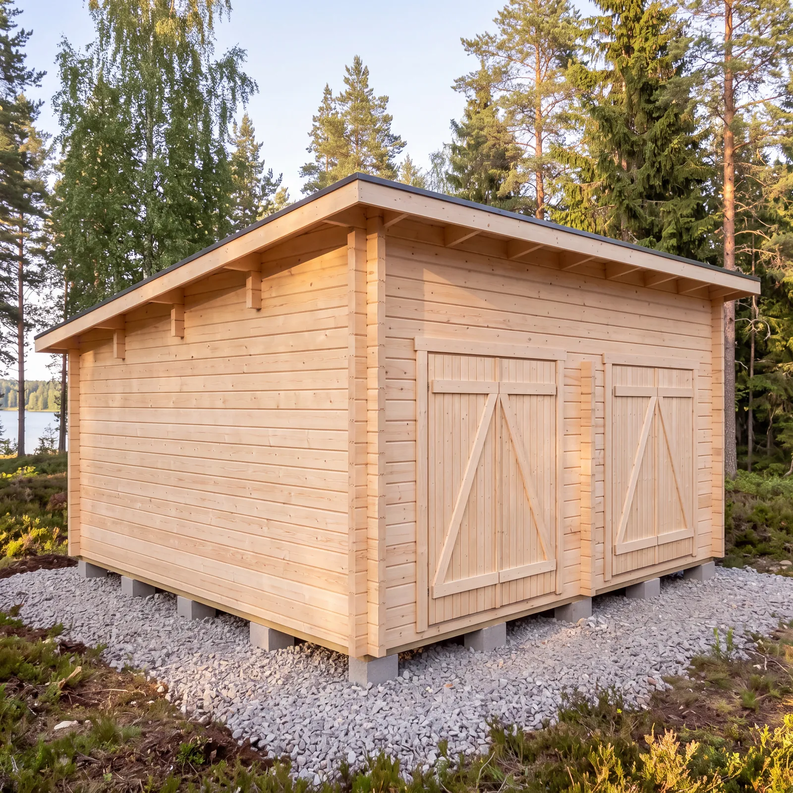 LP Garden PS-XXL (25 m²) Pulpettikattoinen pihavarasto kuva 2
