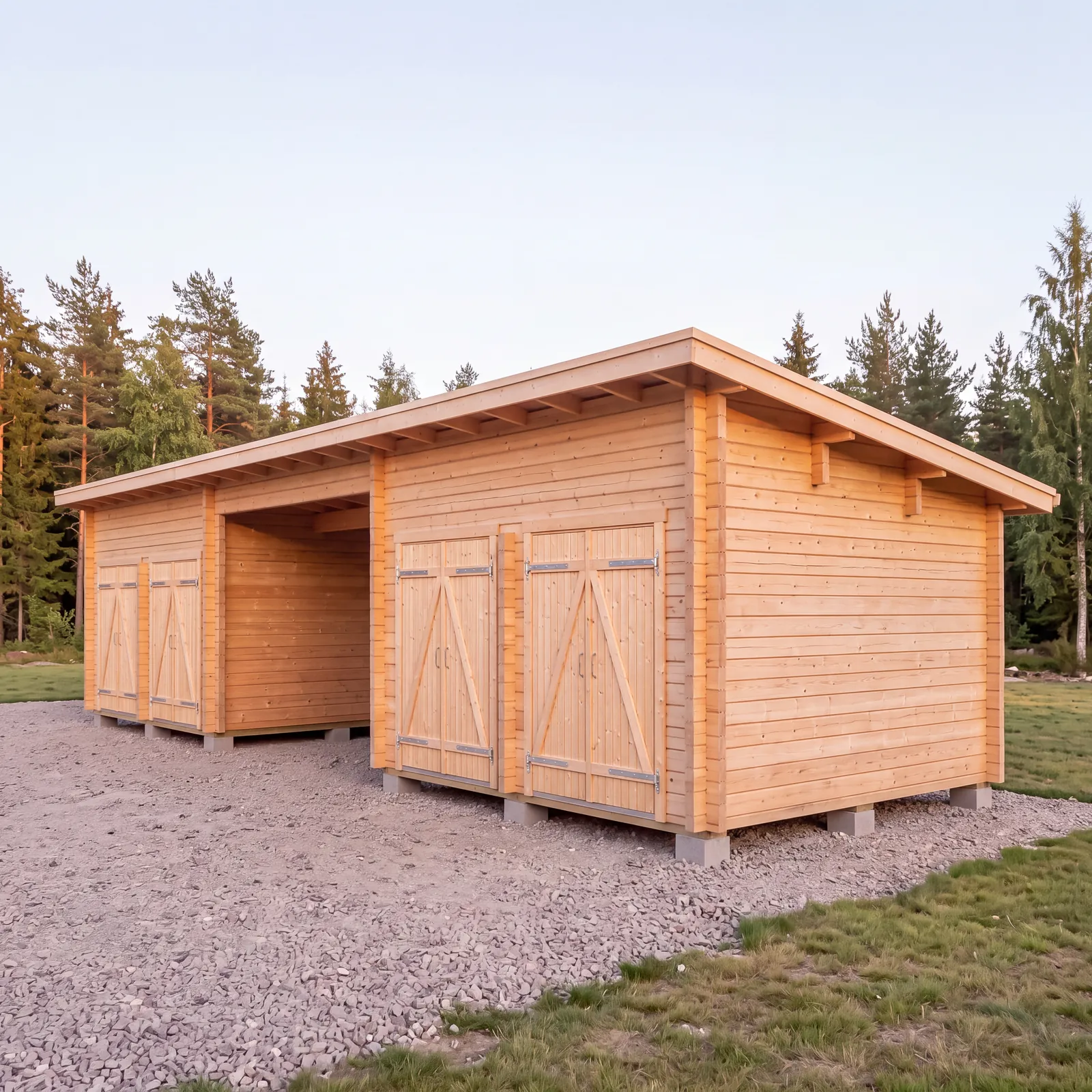 Parilato PS-XL+XL (20m2 + 20m2 välikatoksella) kuva 2