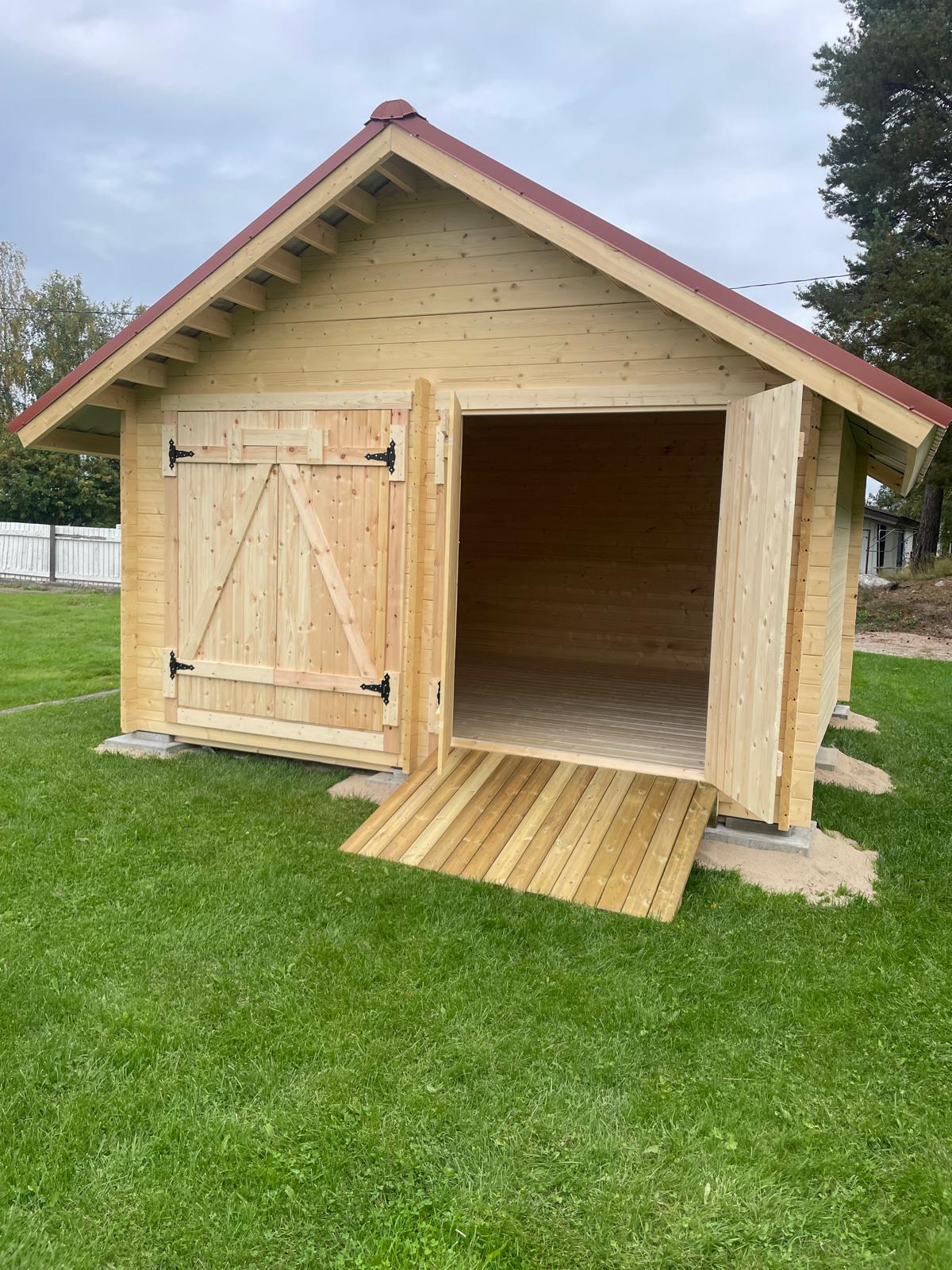 LP Garden S-L (16,4 m²) Suoraseinäinen pihavarasto kuva 10