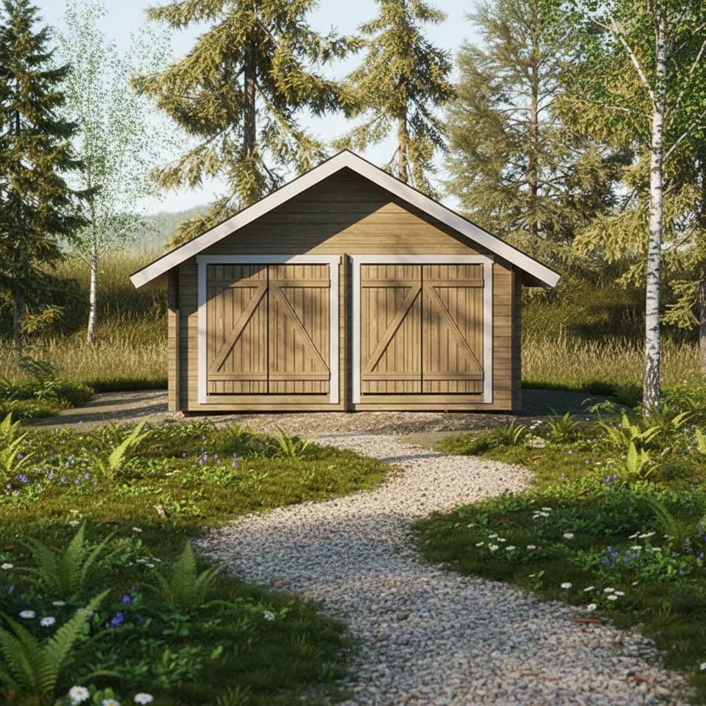 LP Garden S-XL (20 m²) Suoraseinäinen pihavarasto kuva 6