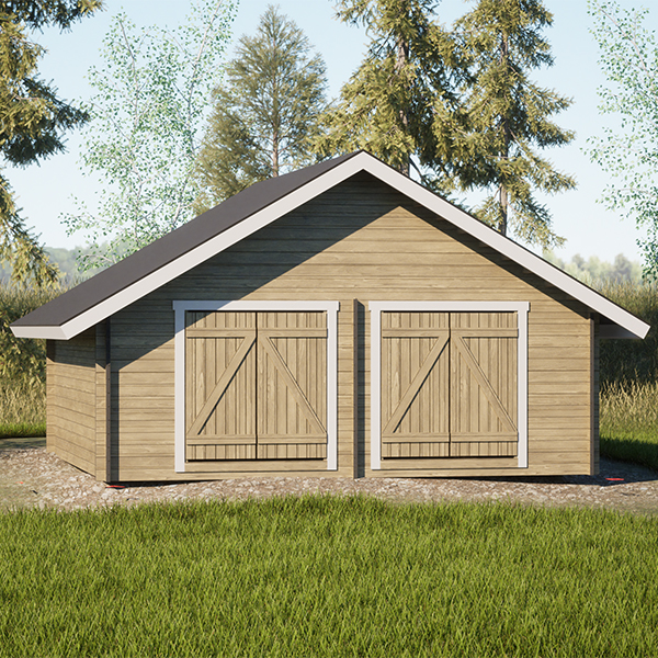 LP Garden S-XXL (25 m²) Suoraseinäinen pihavarasto kuva 5