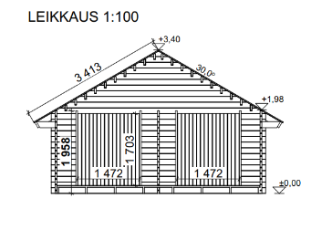 LP Garden S-XXL (25 m²) Suoraseinäinen pihavarasto kuva 7