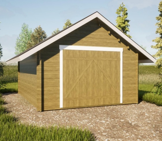 Autotalli AT22L (22 m²) kuva 9