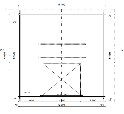 Autotalli AT30L (29,9 m²) kuva 6