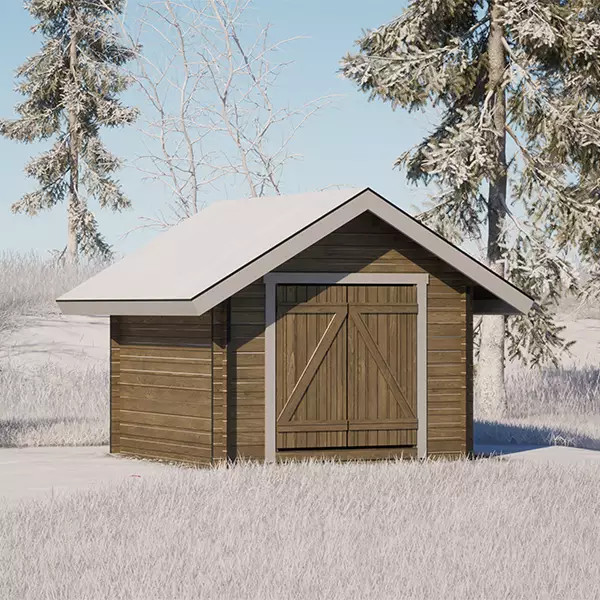 LP Garden S-S (6,7 m²) Suoraseinäinen pihavarasto kuva 7