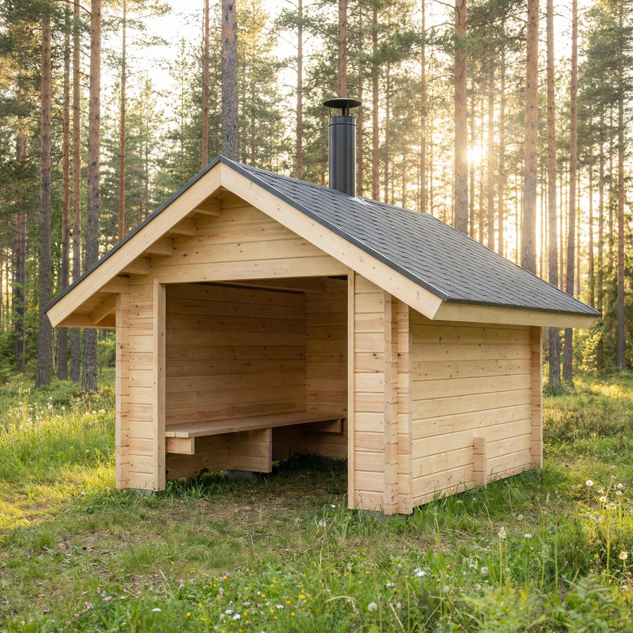 Grillikatos S Umpiseinä 6m2 - Huvimajat ja Grillikodat - 6424110255305 - 1