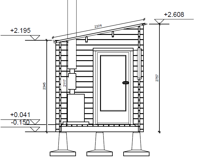 Kuutio Sauna (4,2 m²) kuva 4