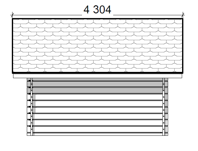 Hirsilato Kymppi Rakoseinä 10m2 - Hirsiladot ja Pihaladot - 6424110255527 - 7