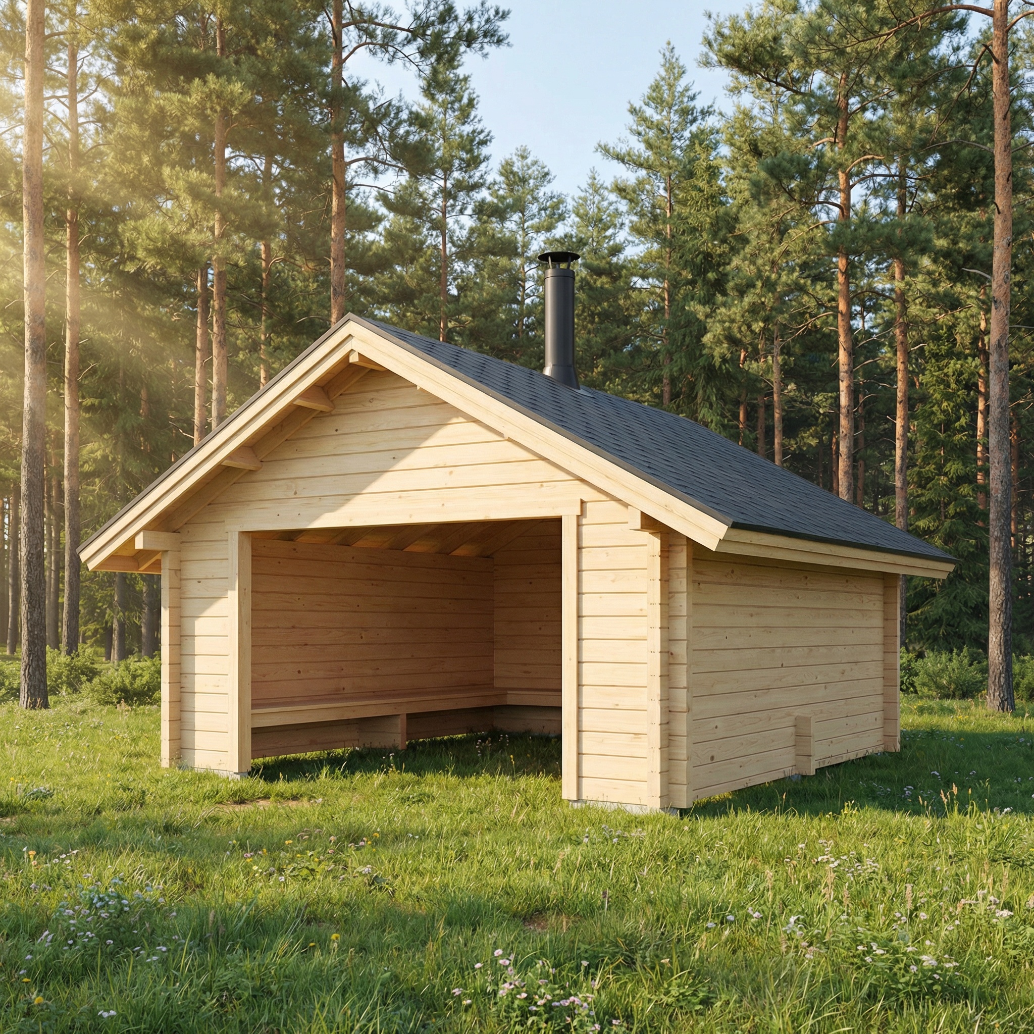 Grillikatos L Umpiseinä 16m2 - Huvimajat ja Grillikodat - 410050650 - 1