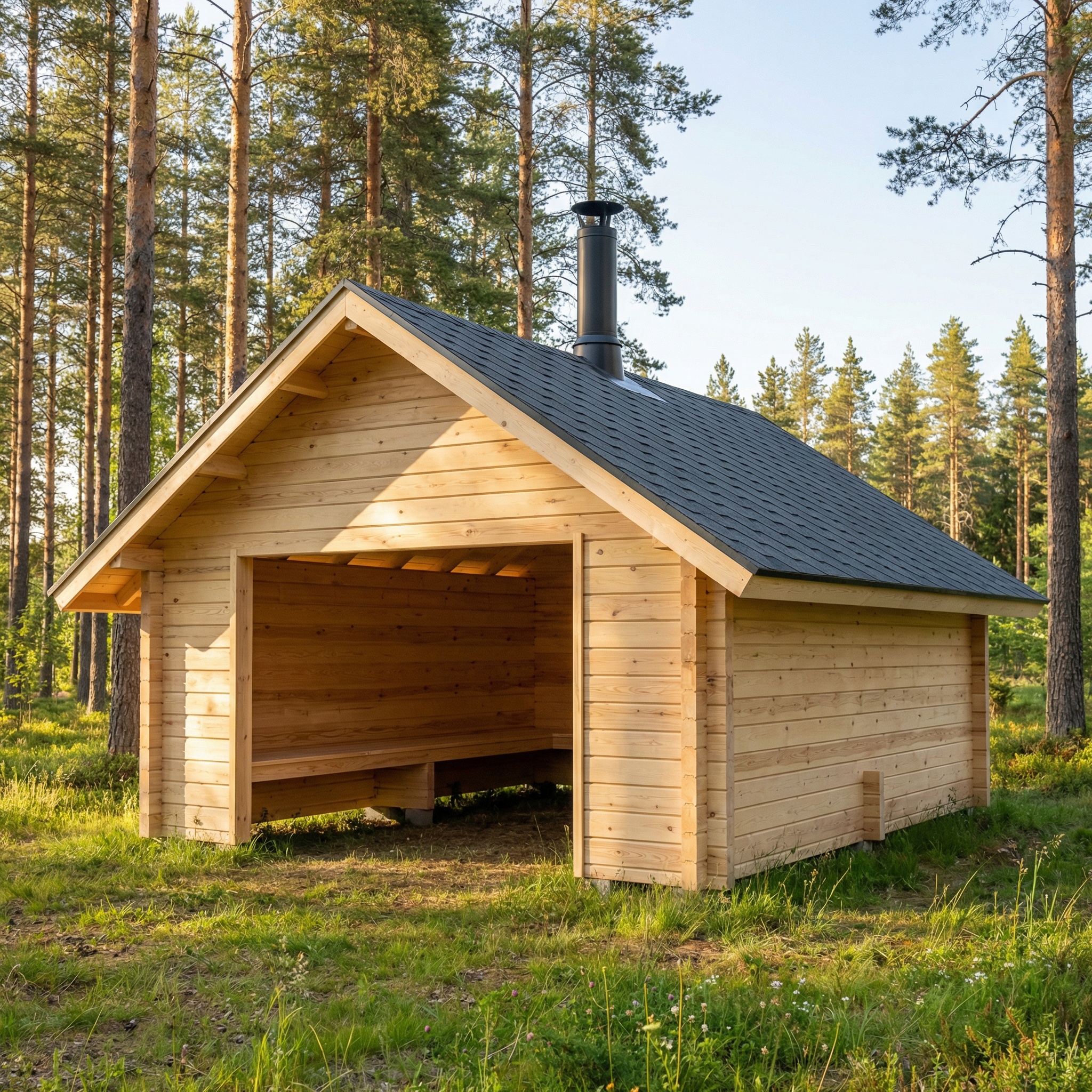 Grillikatos XL Umpiseinä 20m2 - Huvimajat ja Grillikodat - 410050670 - 1