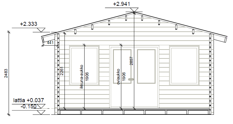 Vierasmaja, V-XL (20m2) kuva 7